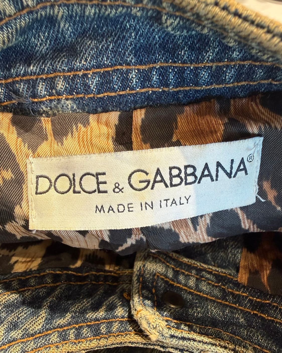 돌체앤가바나 데님 00s 크롭 자켓  상품이미지8