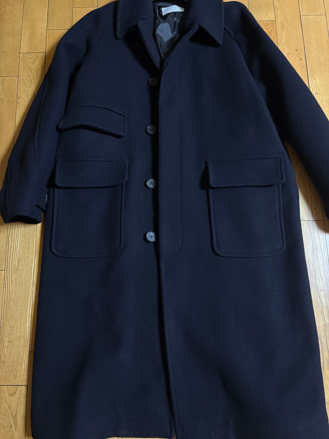 애프터프레이 투어리스트 발마칸 코트 네이비 상품이미지2