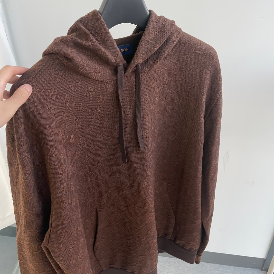 (xl) 루이비통 니트 후드티 브라운 상품이미지4