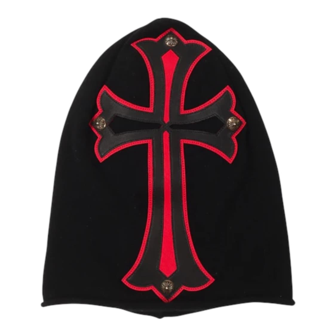 [구매글] 크롬하츠 레더 크로스 캐시미어 마스크 상품이미지1