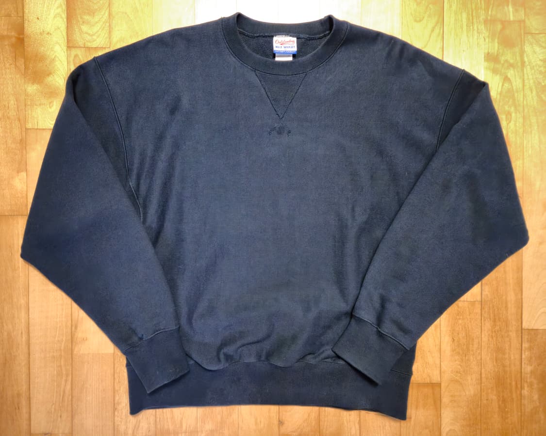 아웃스탠딩 리버스 헤비 스웻셔츠 네이비 L 상품이미지1