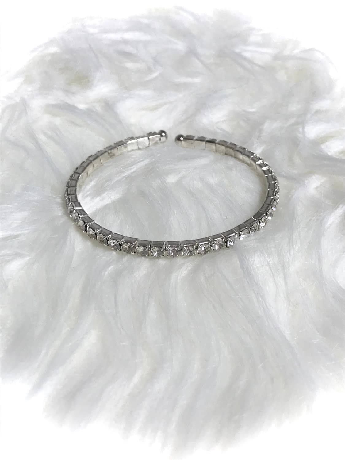 빈티지 크리스탈 레이어드 뱅글 팔찌 상품이미지1