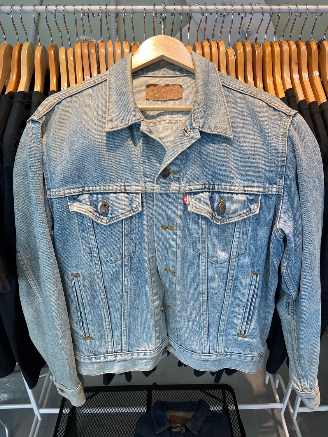 Vinatge 80s Levi’s denim trucker jacket 상품이미지1