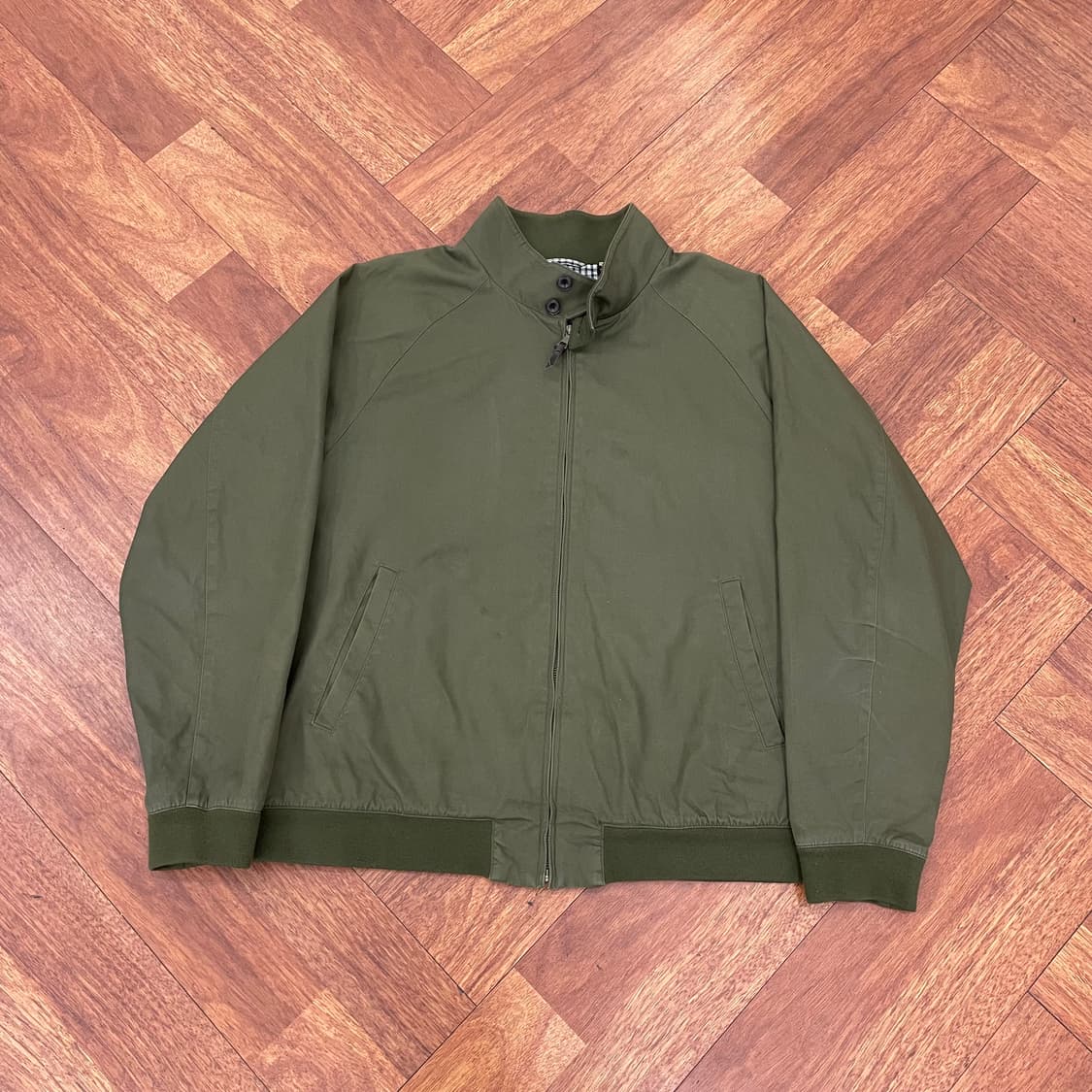 유니클로 올리브 해링턴 자켓  상품이미지1