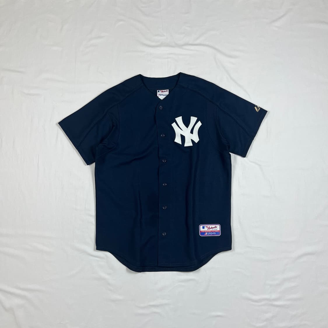 90‘s 마제스틱 mlb ny양키즈 팀 베이스볼 메쉬 져지 상품이미지1