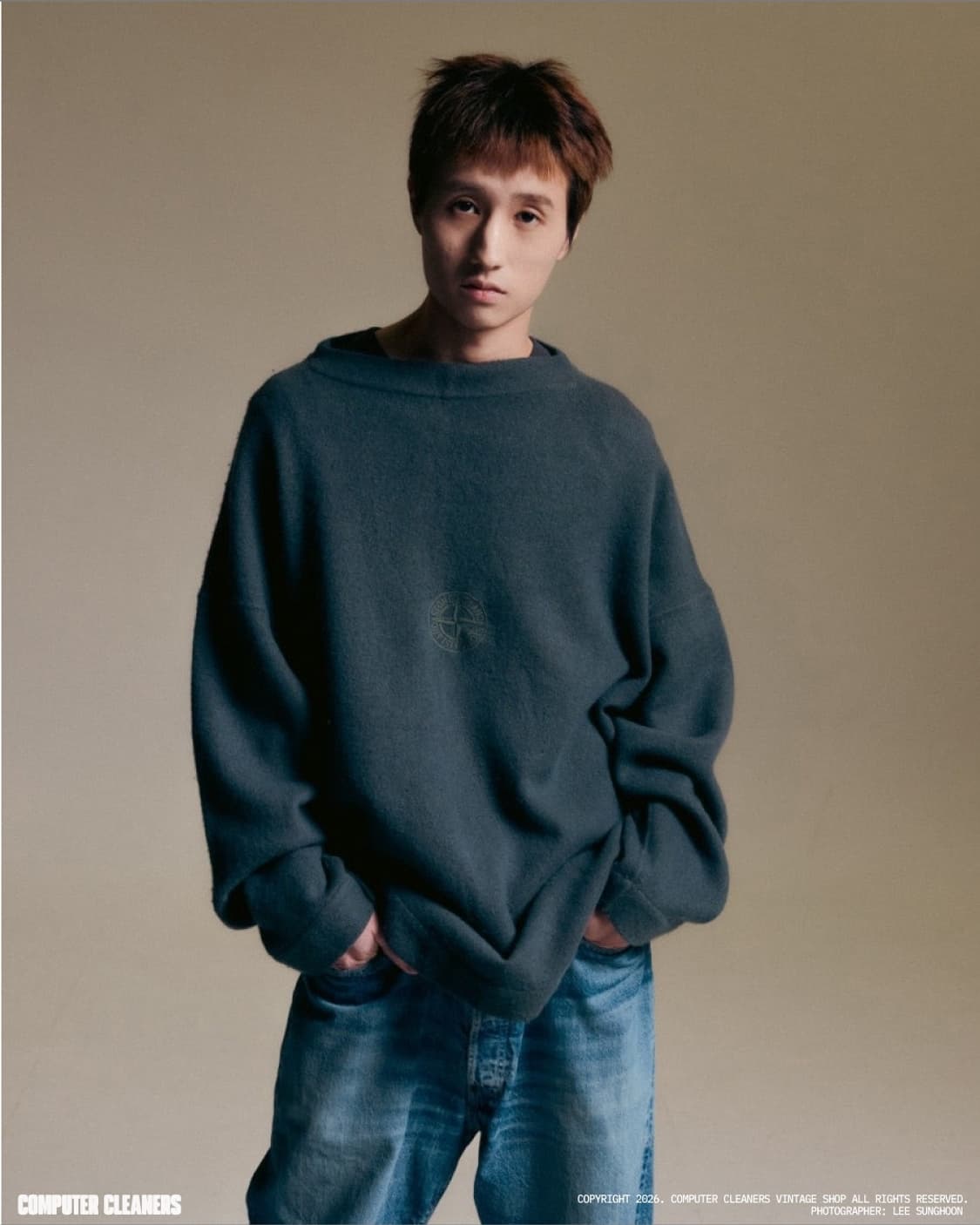 [XXL]91AW 스톤아일랜드 아카이브 로고 후리스 점퍼 상품이미지1