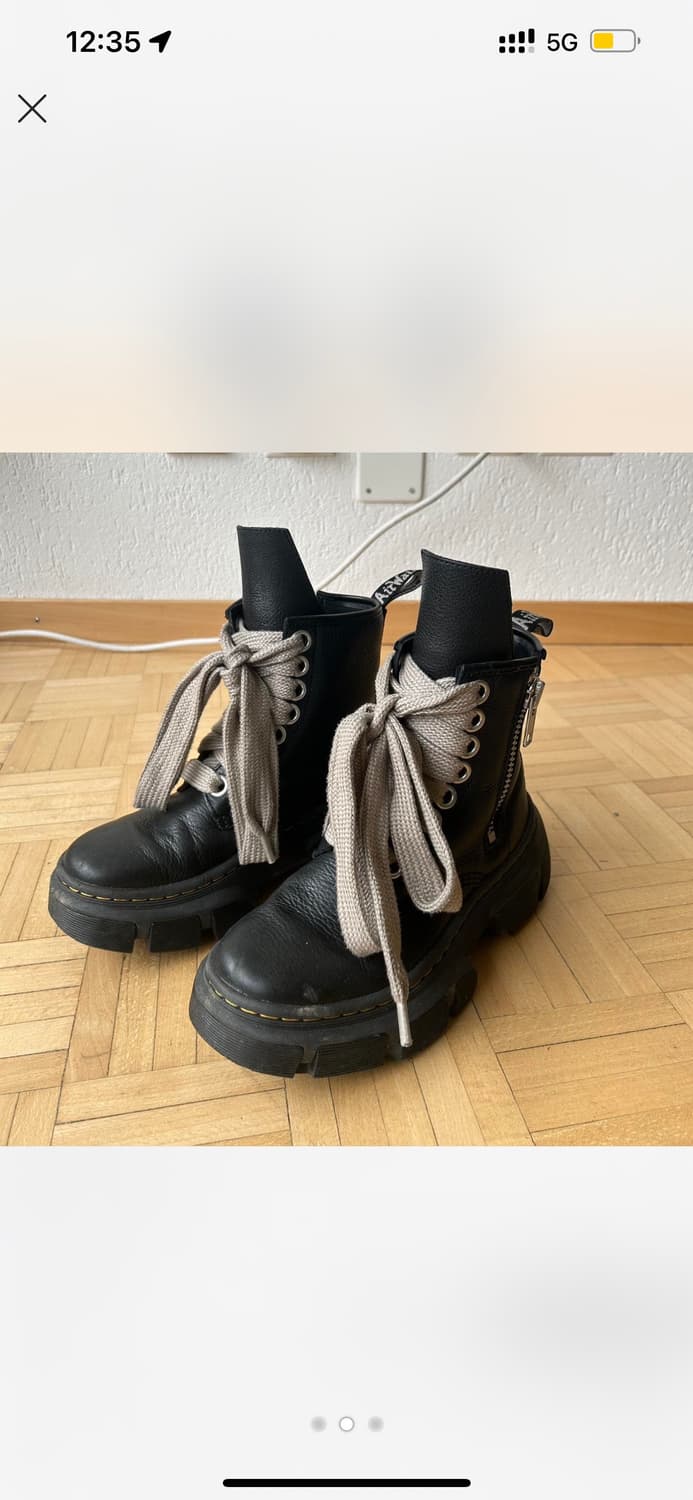 릭오웬스 닥터마틴 메가레이스 점보레이스 36.5 상품이미지2