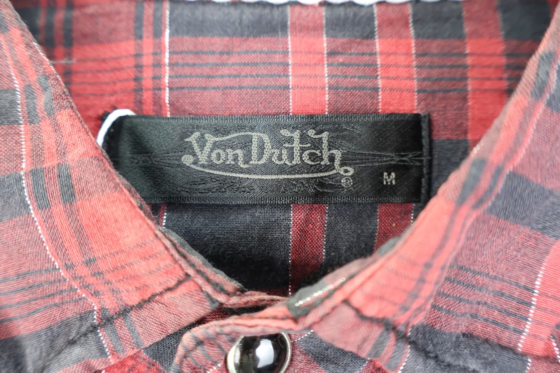Von Dutch Skull Checked Shirts 상품이미지8