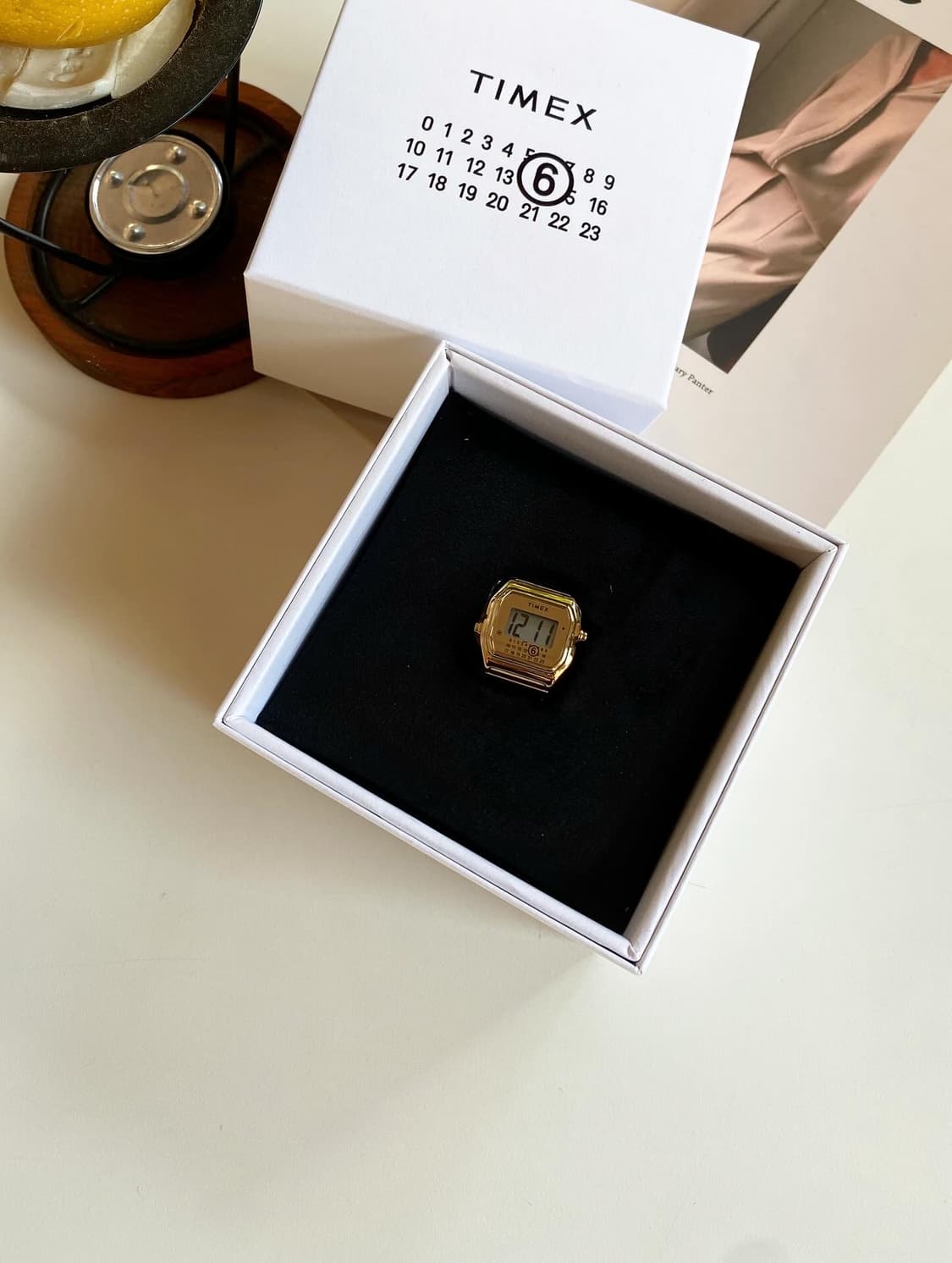 [S-M,M-L] 타이맥스 x MM6 메종 마르지엘라 T80 링 워치 상품이미지6