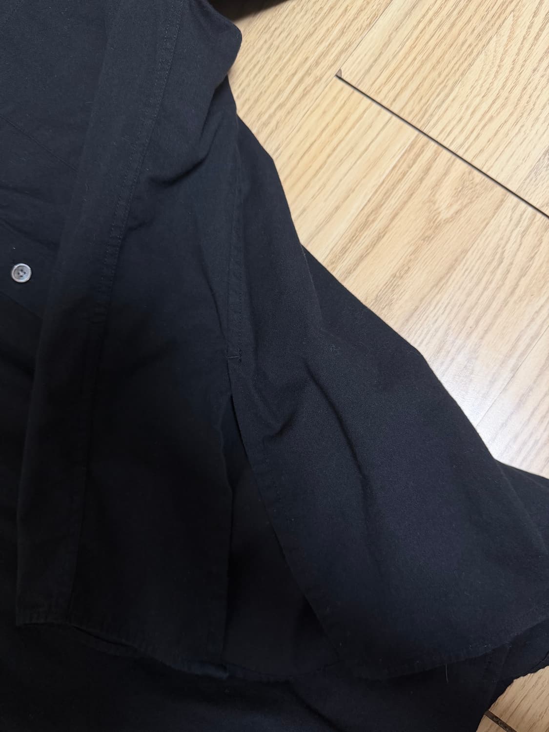 쿠어 오버사이즈 사이드 슬릿 셔츠 상품이미지3