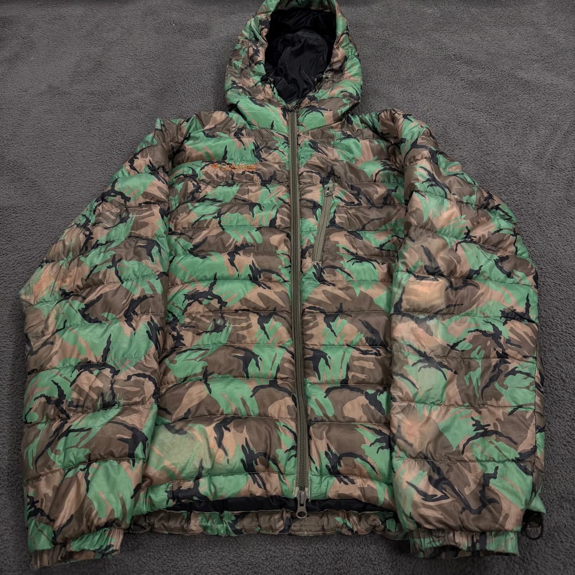 [ 정품/L ] 컬럼비아 고프고어 카모플라쥬 구스다운 경량 패딩 자켓 상품이미지2