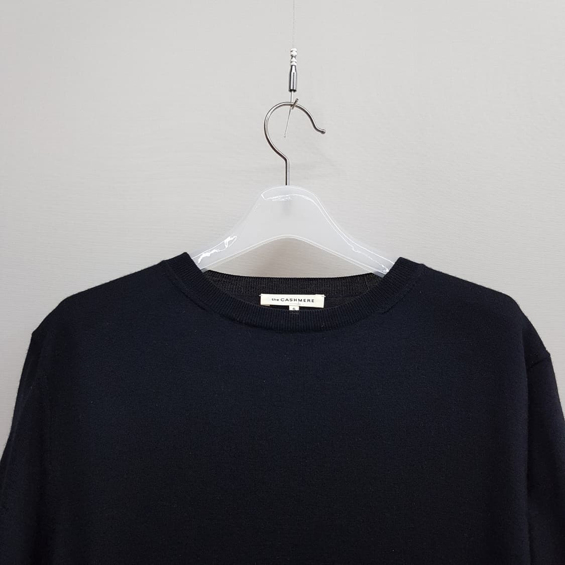 한섬 더캐시미어 2020 니트 플리츠 배색 원피스  S사이즈 상품이미지2