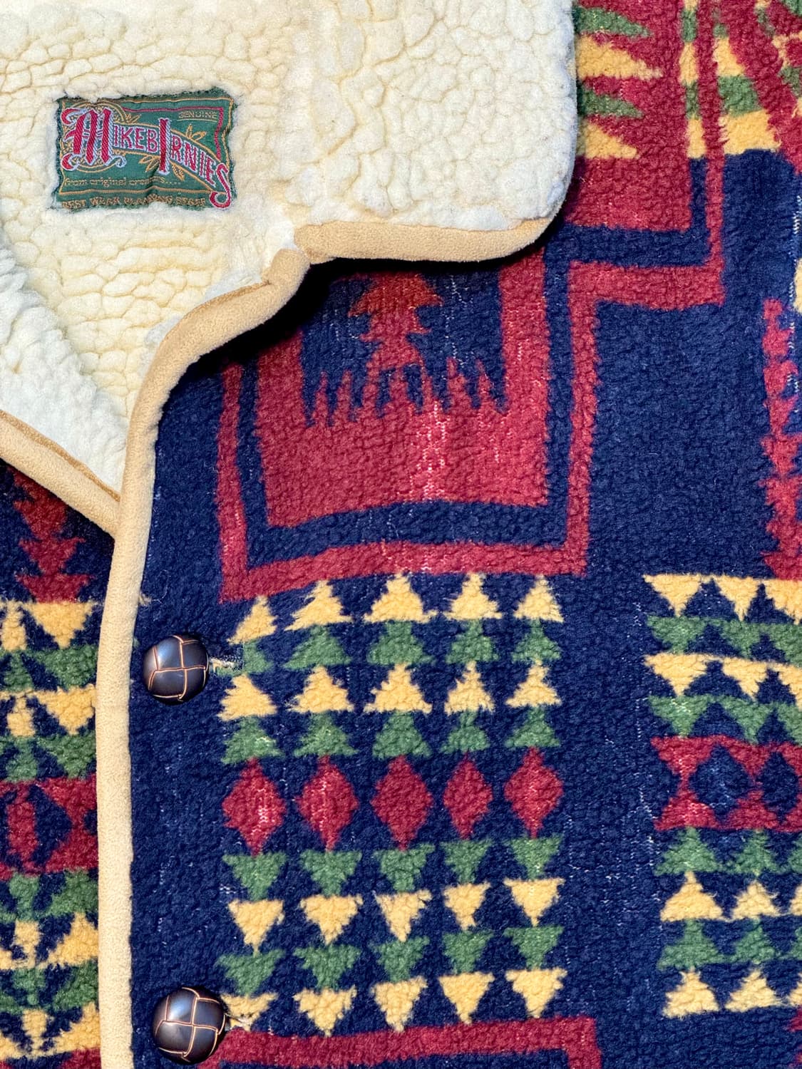 빈티지 Mikebirnes 사우스웨스턴 플리스 자켓 상품이미지3