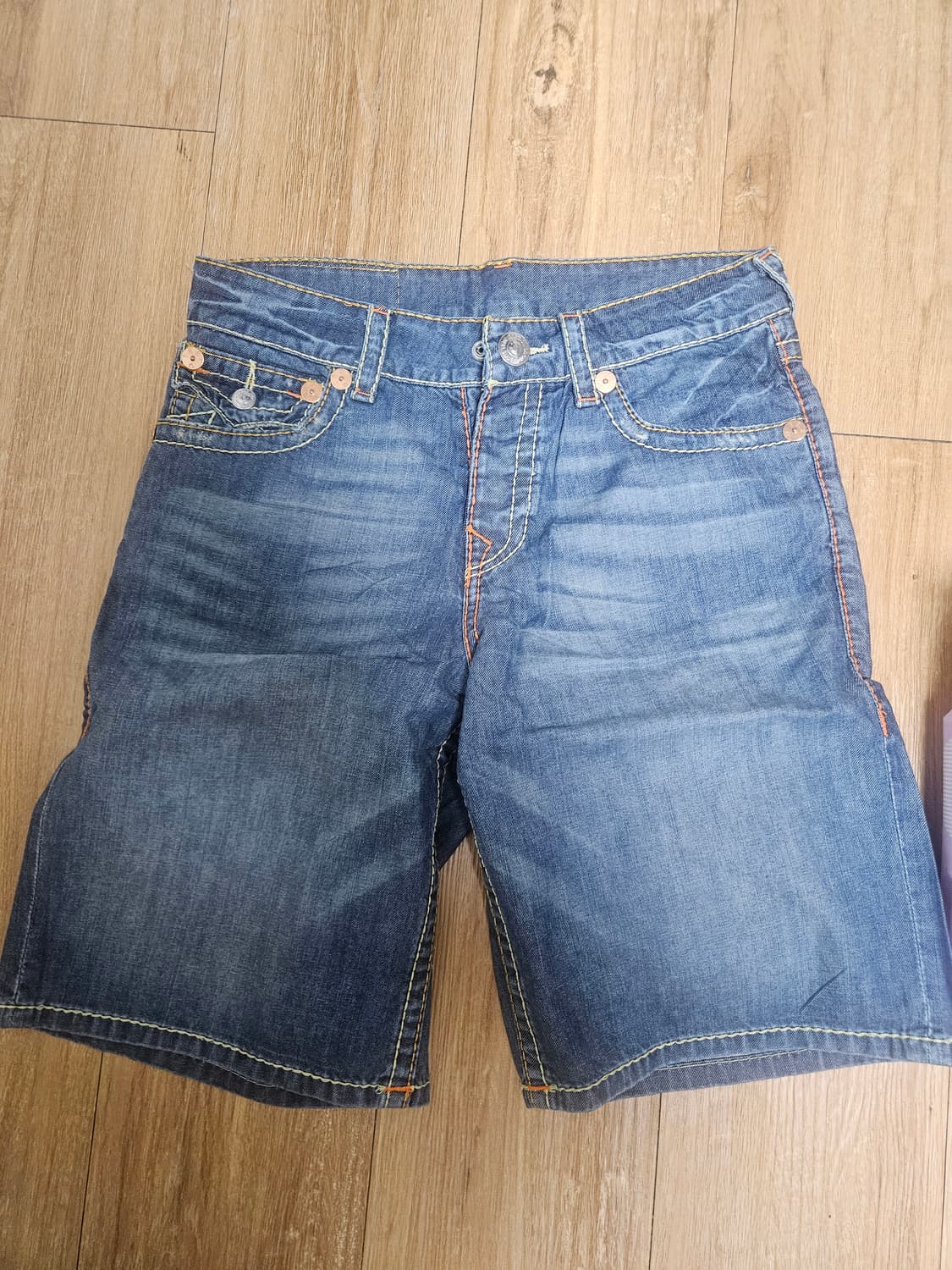 (새상품) 트루릴리젼 데님 스윔 반바지 31 상품이미지2