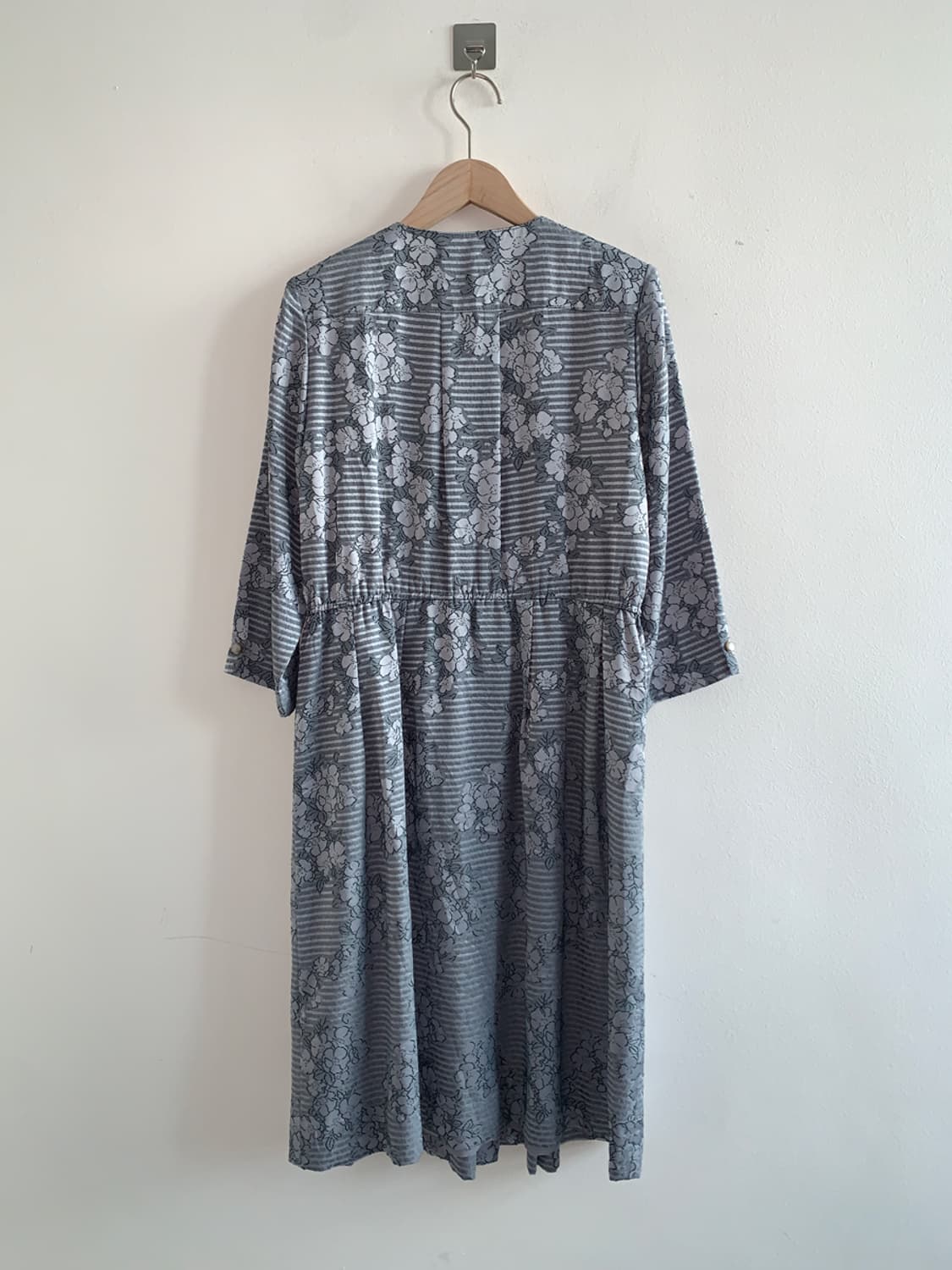 Oriental pattern gold button dress  상품이미지8