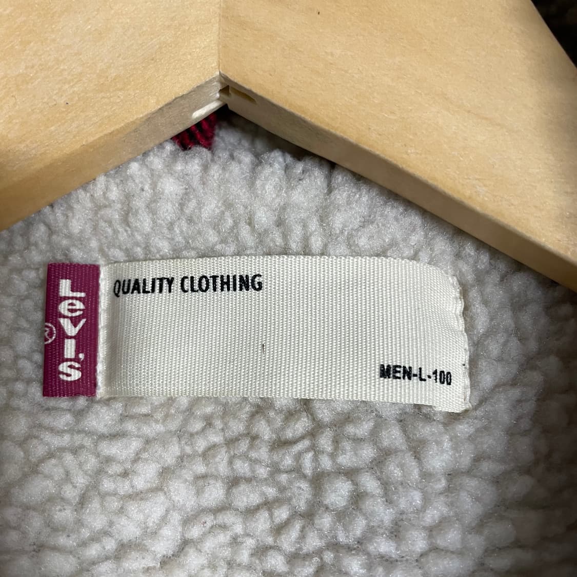 리바이스 00s 버팔로 쉐르파 양털 트러커 자켓 L 상품이미지7