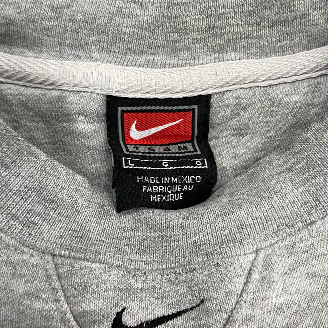 90‘s 나이키 아이오와 대학 센터 스우시 스웻셔츠 L 상품이미지8