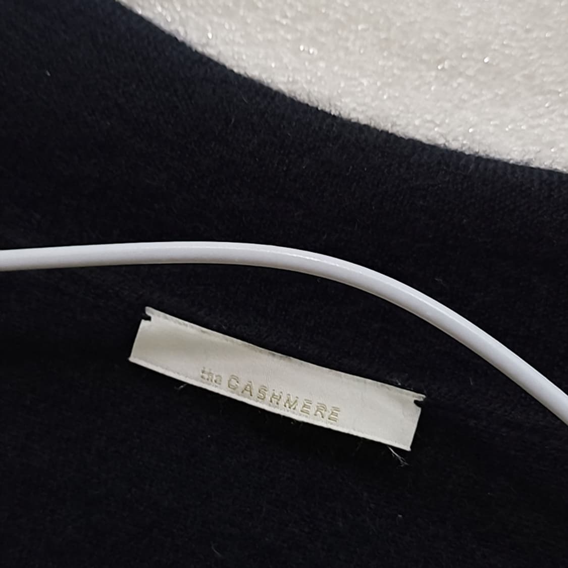 한섬 더캐시미어 순 캐시미어 카라 니트 여성 L 블랙 사랑봉봉 상품이미지4