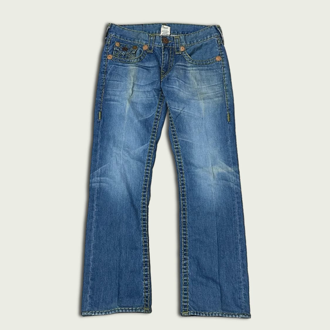 00's 트루릴리젼 리키 슈퍼T 그린 스티치 상품이미지2