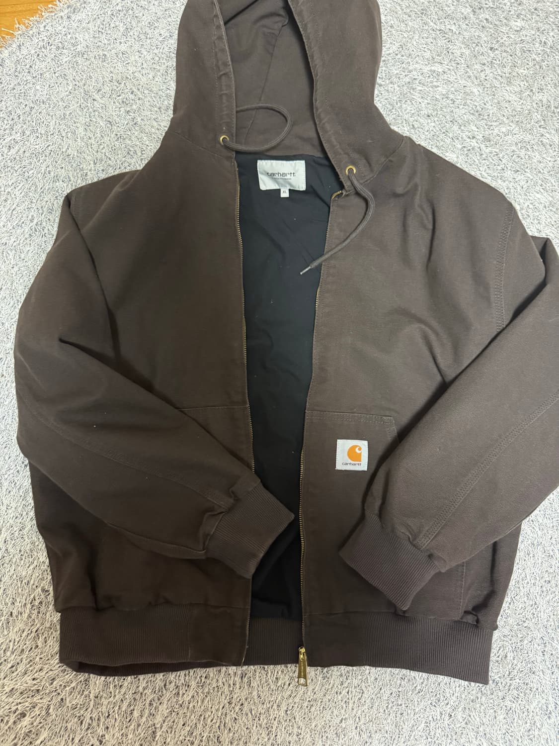 [XL] 칼하트 WIP 캔버스 액티브 자켓 토바코 상품이미지1