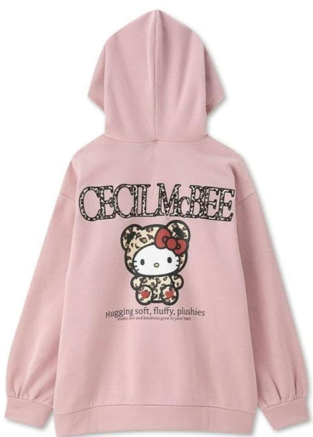 새상품) Avail 세실맥비 호피 헬로키티 콜라보 후드티 상품이미지1