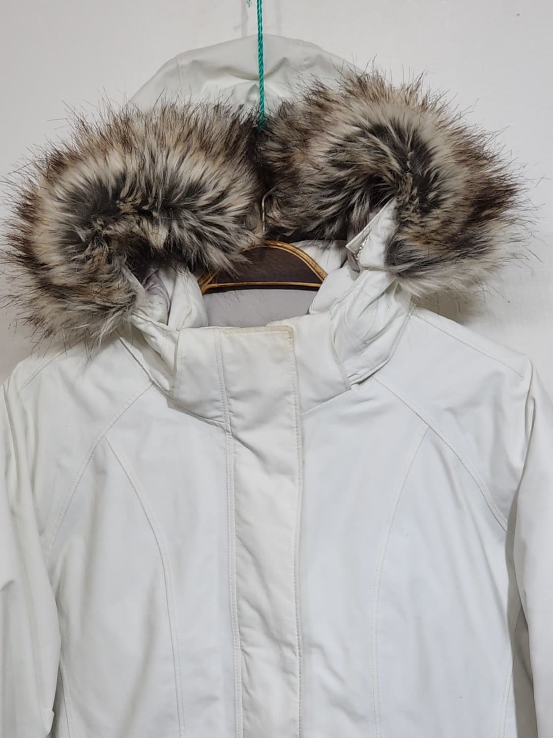 (M) 노스페이스 거위털 롱패딩 점퍼 화이트 구스다운 패딩코트  상품이미지2