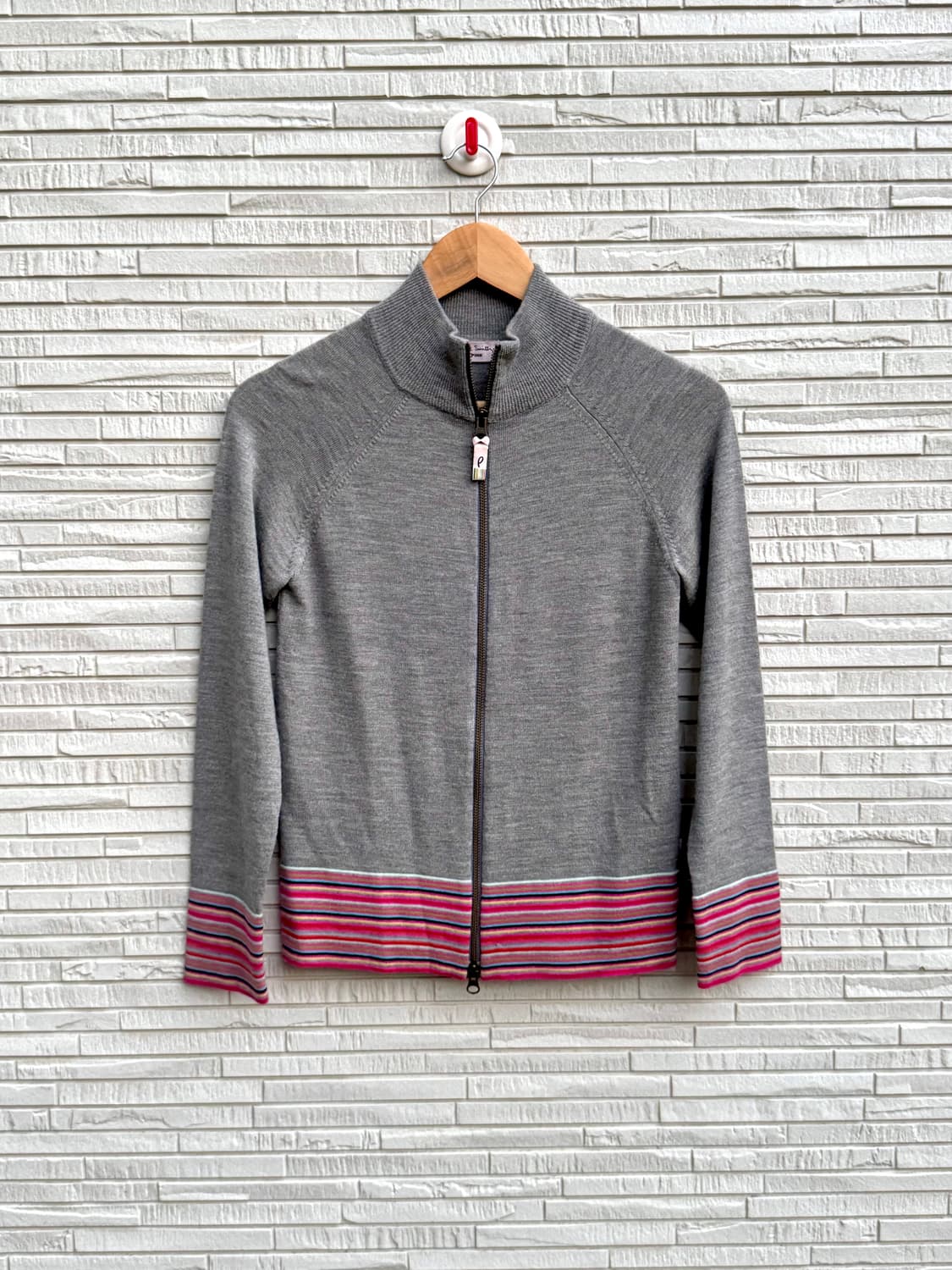 폴 스미스 핑크 스트라이프 집업 상품이미지1