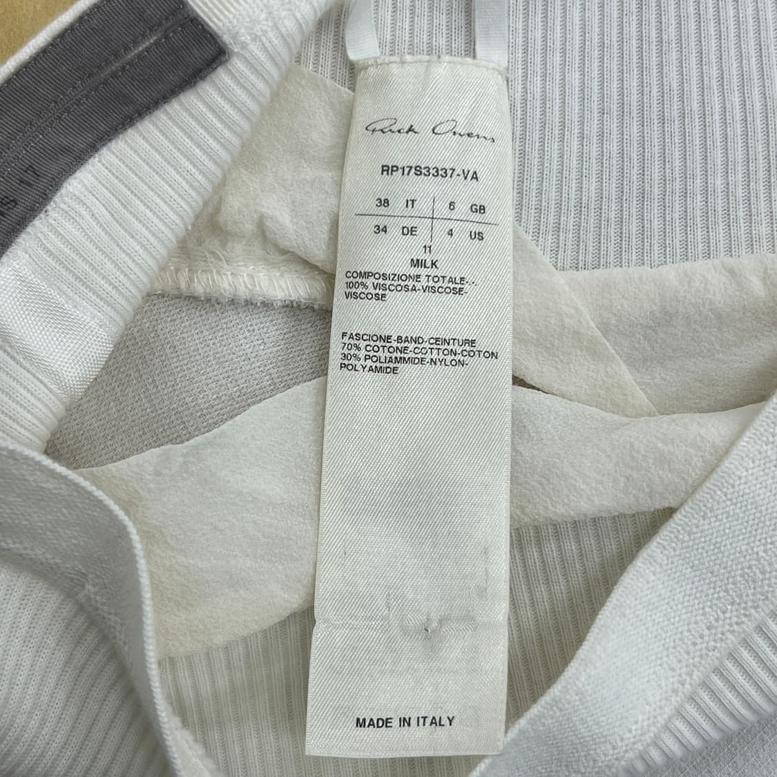 Rick Owens 릭오웬스 Walrus SS17 언발 드레이프 스커트 상품이미지7