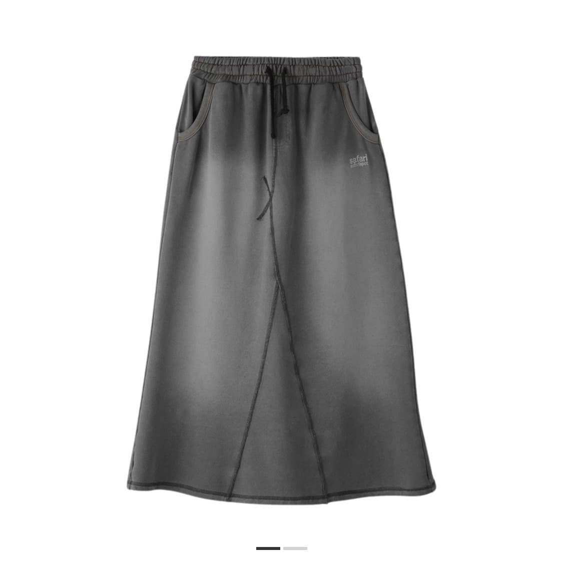 사파리스팟 워싱 데님 스웻스커트 상품이미지1