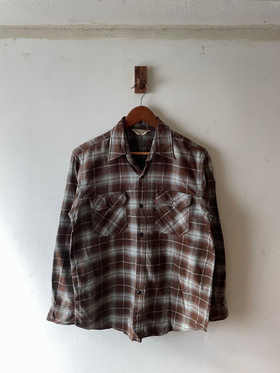 00's Vintage Levi's Red tab Work Shirt 상품이미지2