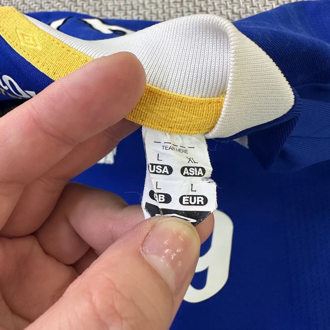 L 엄브로 에버턴 FC홈 유니폼 0420D 상품이미지2