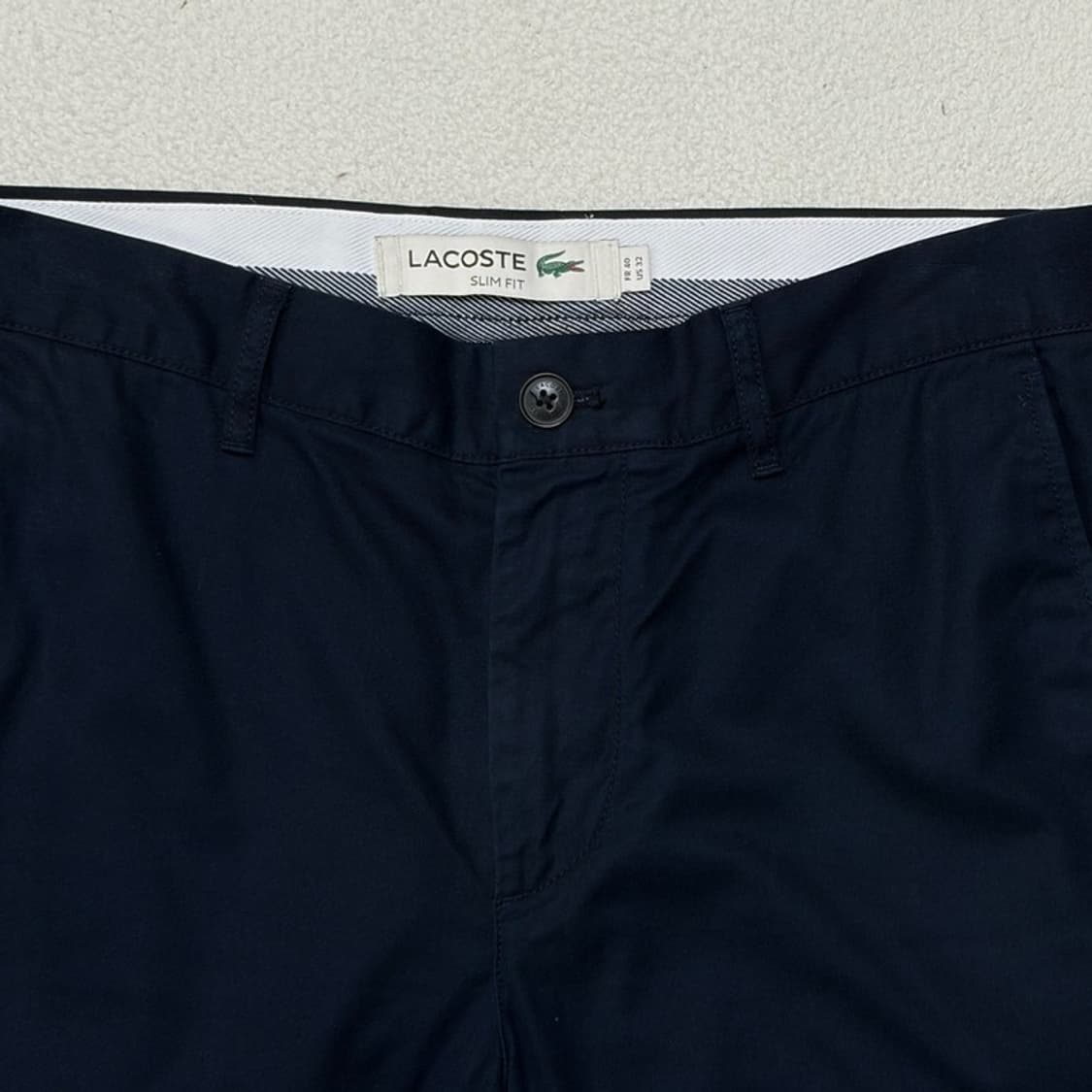 LACOSTE 네이비 치노팬츠 32 상품이미지3