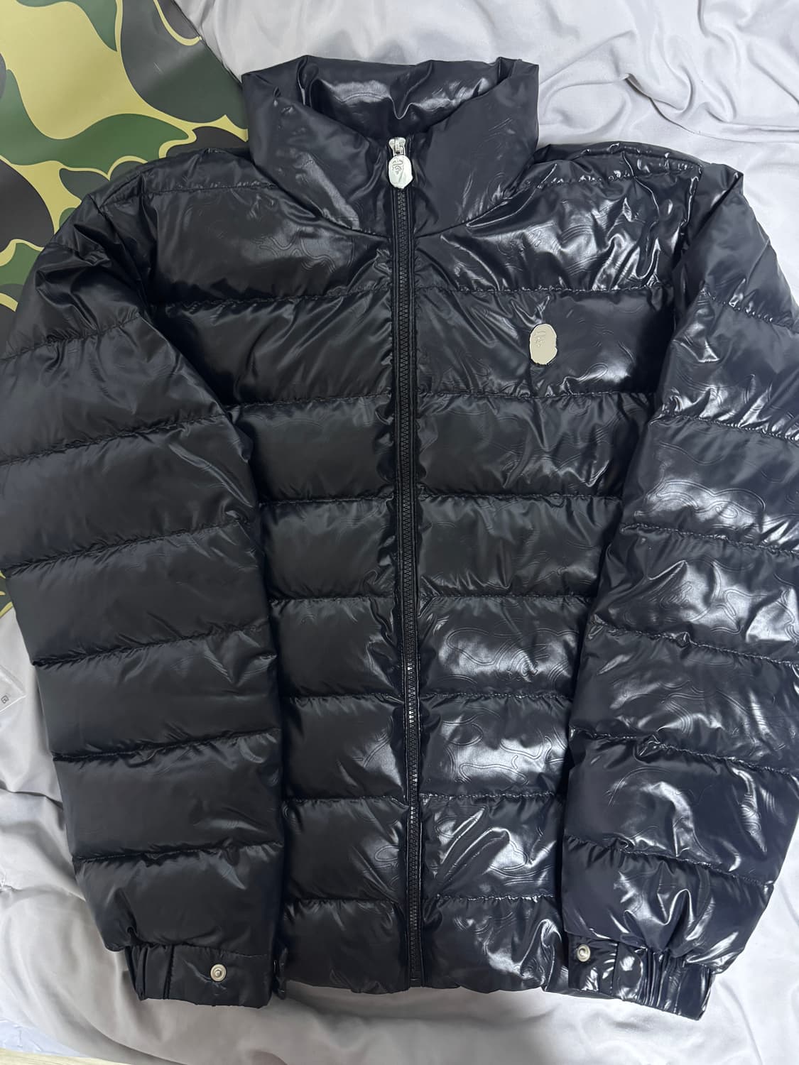 [M] 베이프 라인 카모 디보스 경량패딩 상품이미지3