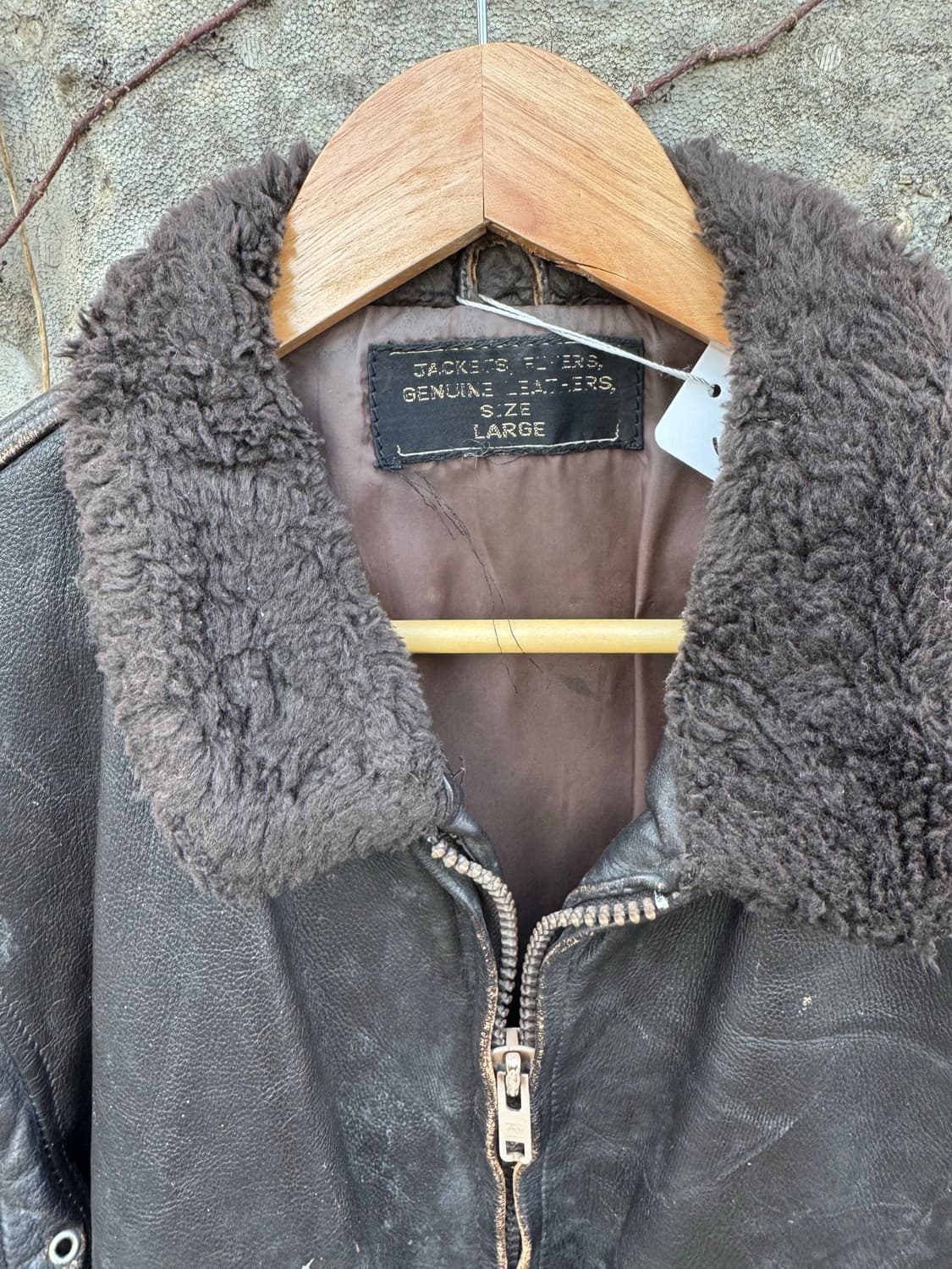 미군 g-1 복각 소가죽 레더 가죽 자켓  상품이미지5