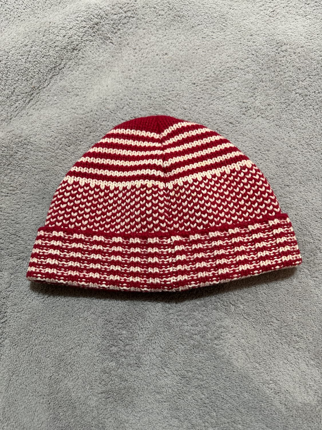 슈프림 울 자카드 비니 레드 17FW 상품이미지2