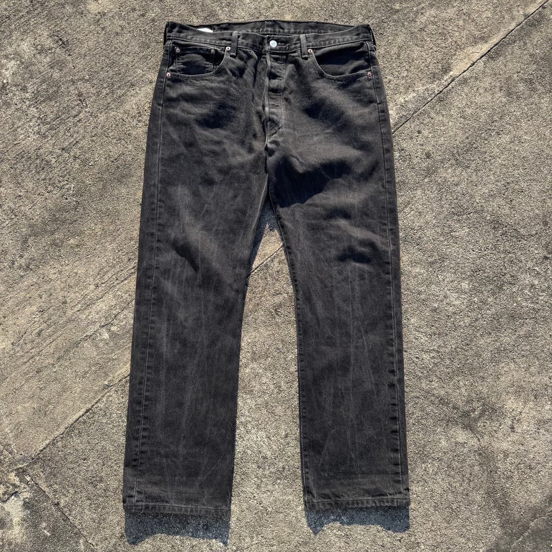 [38] 리바이스 501 흑청 데님 팬츠 상품이미지1