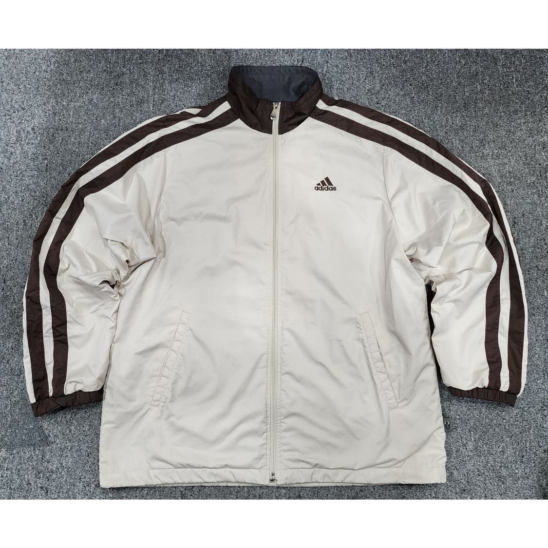아디다스 빈티지 올드스쿨 코코아 윈드브레이커 바람막이 USA M 상품이미지1