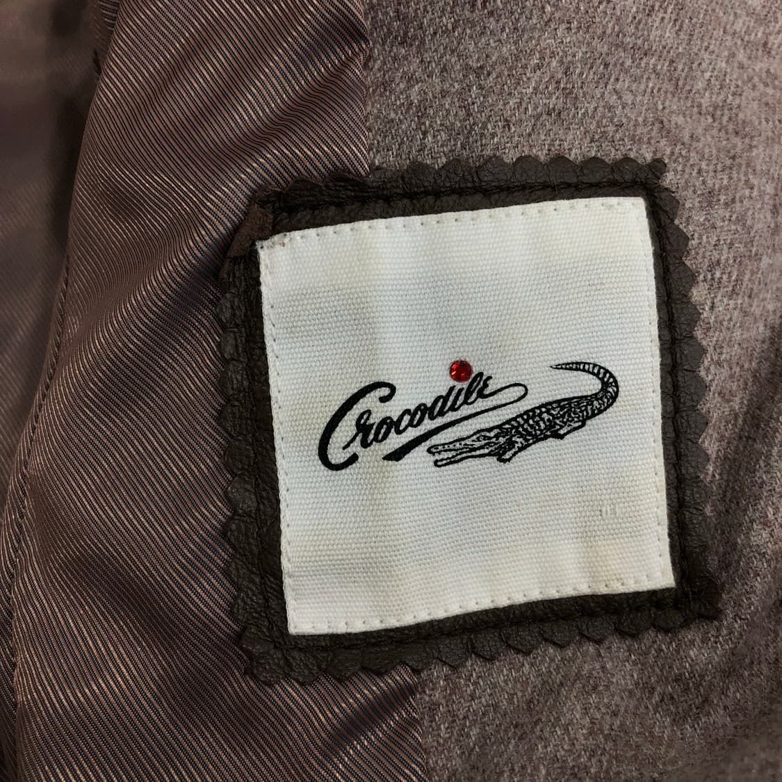 크로커다일 양가죽 다운 레더 가죽 패딩 조끼 베스트 상품이미지5