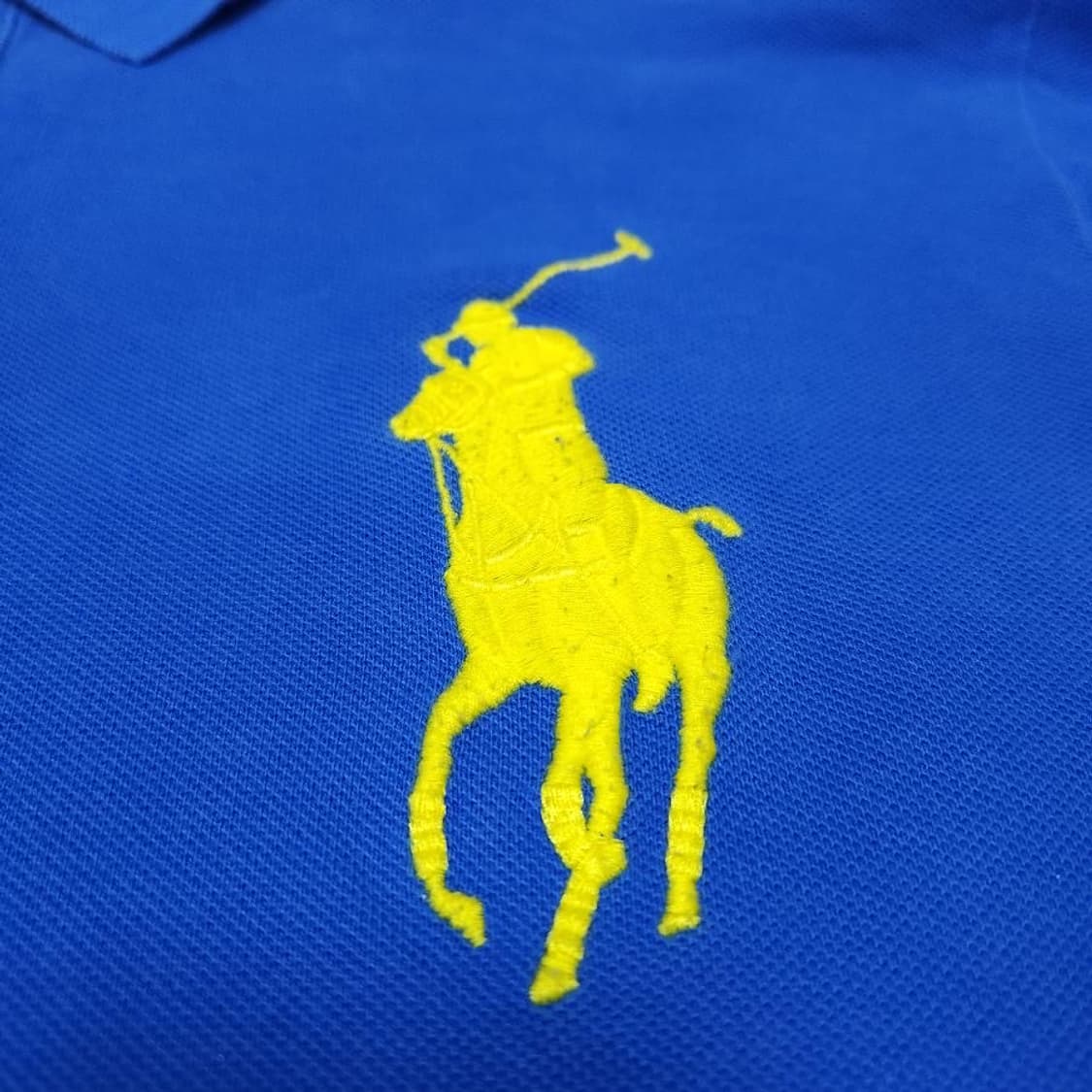 폴로 랄프로린 옐로우 빅포니 카라티 상품이미지3