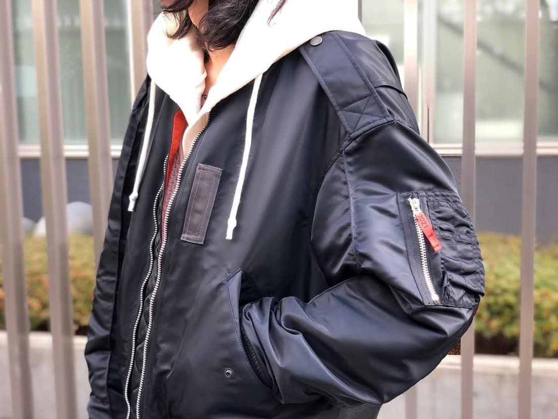 미하라 야스히로 프론트 숄더 ma-1 상품이미지2