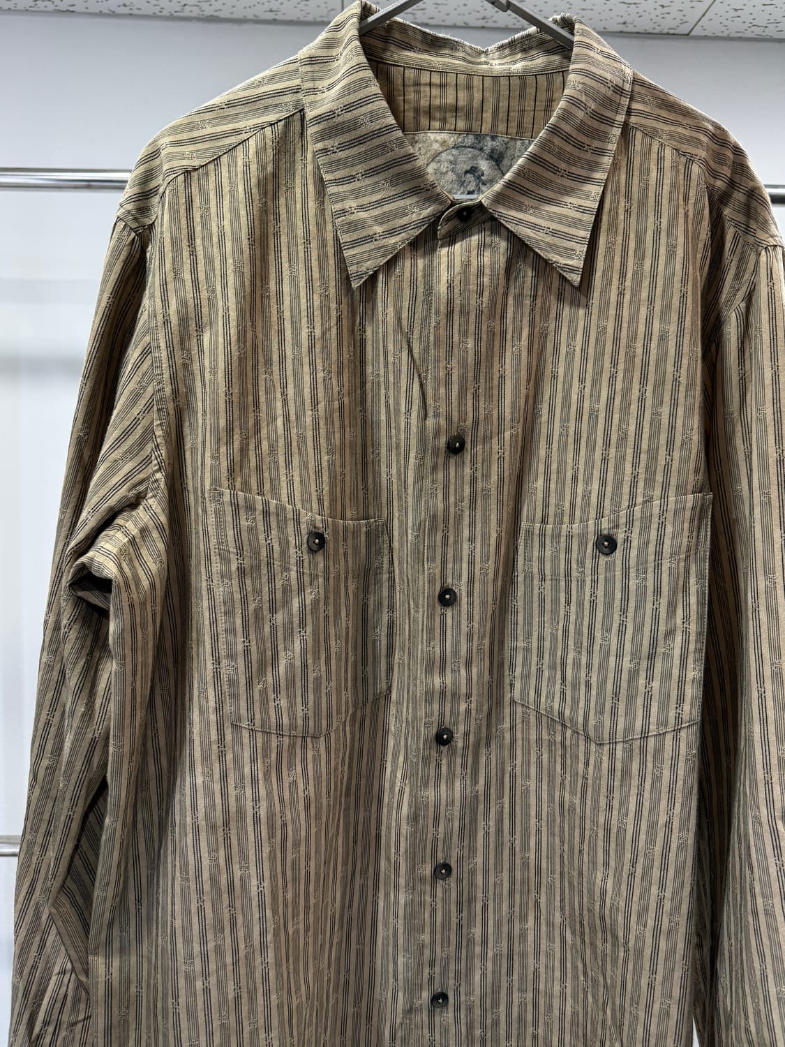 Ziggy Chen — Classic Stripe Shirt 상품이미지4