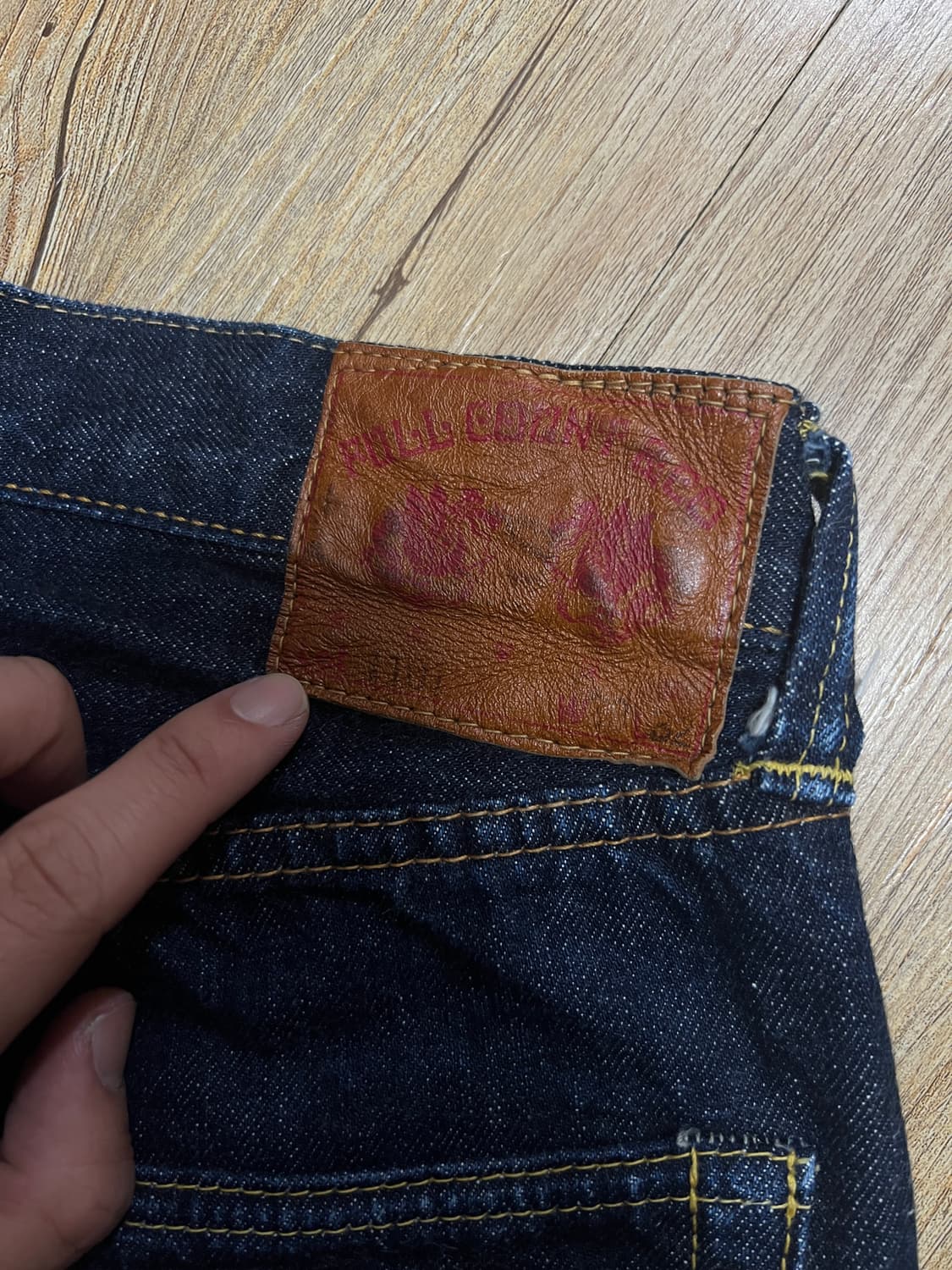 택포15) 풀카운트 1101w 셀비지 데님팬츠 30x32 상품이미지3