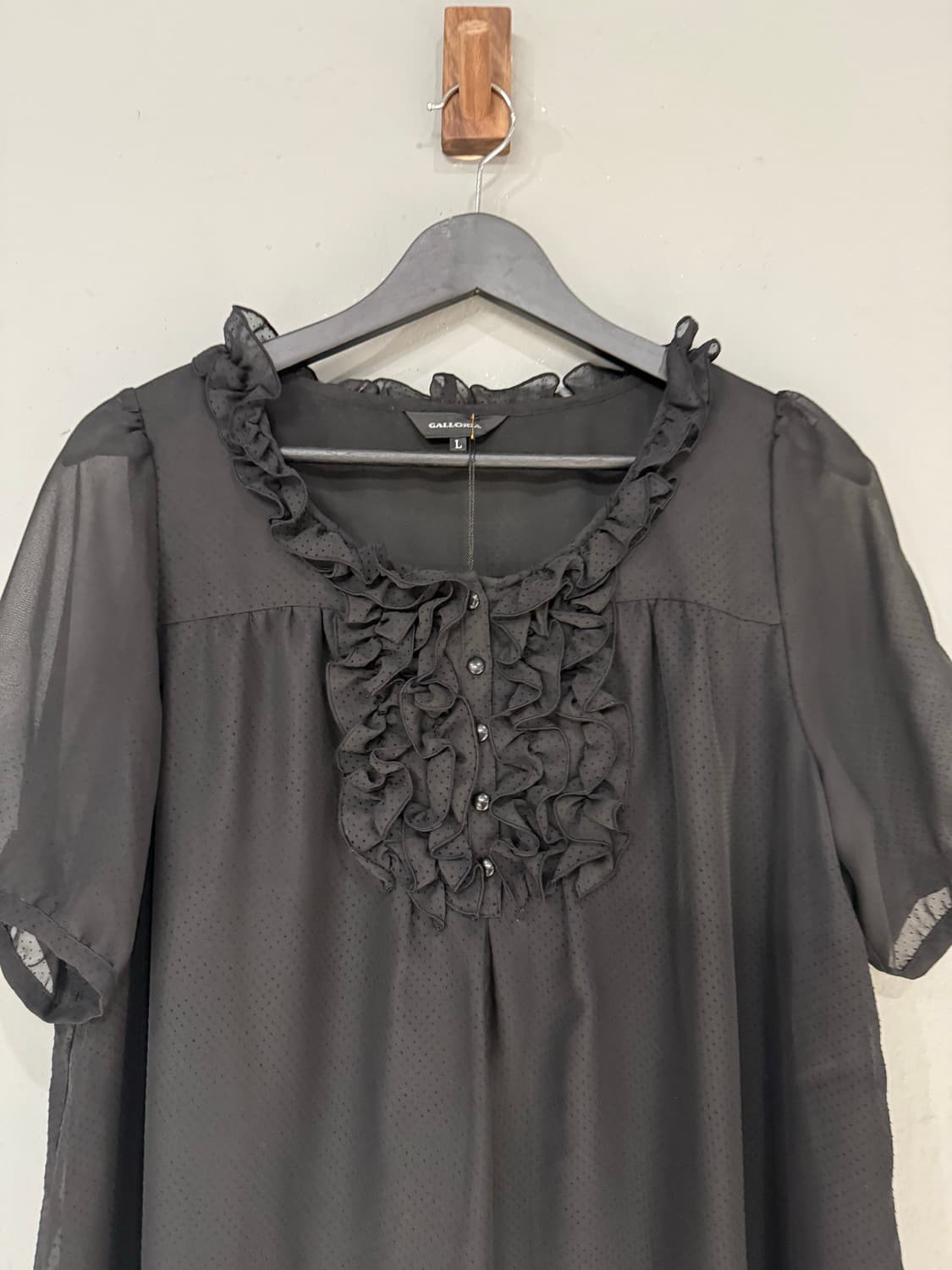 frill detail dot pattern blouse 상품이미지6