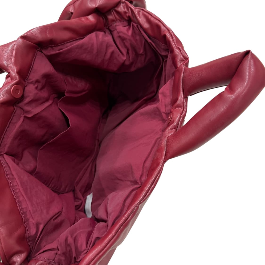 OLEND 올랜드 오나비간 가죽 빅 숄더백 가방 버건디 레드 상품이미지3