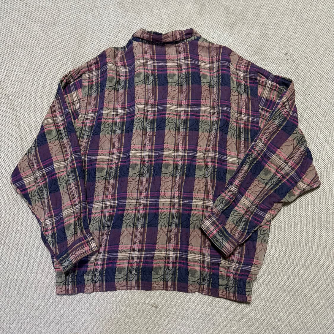 90s 빈티지 아디다스 체크 패턴 자켓 상품이미지7