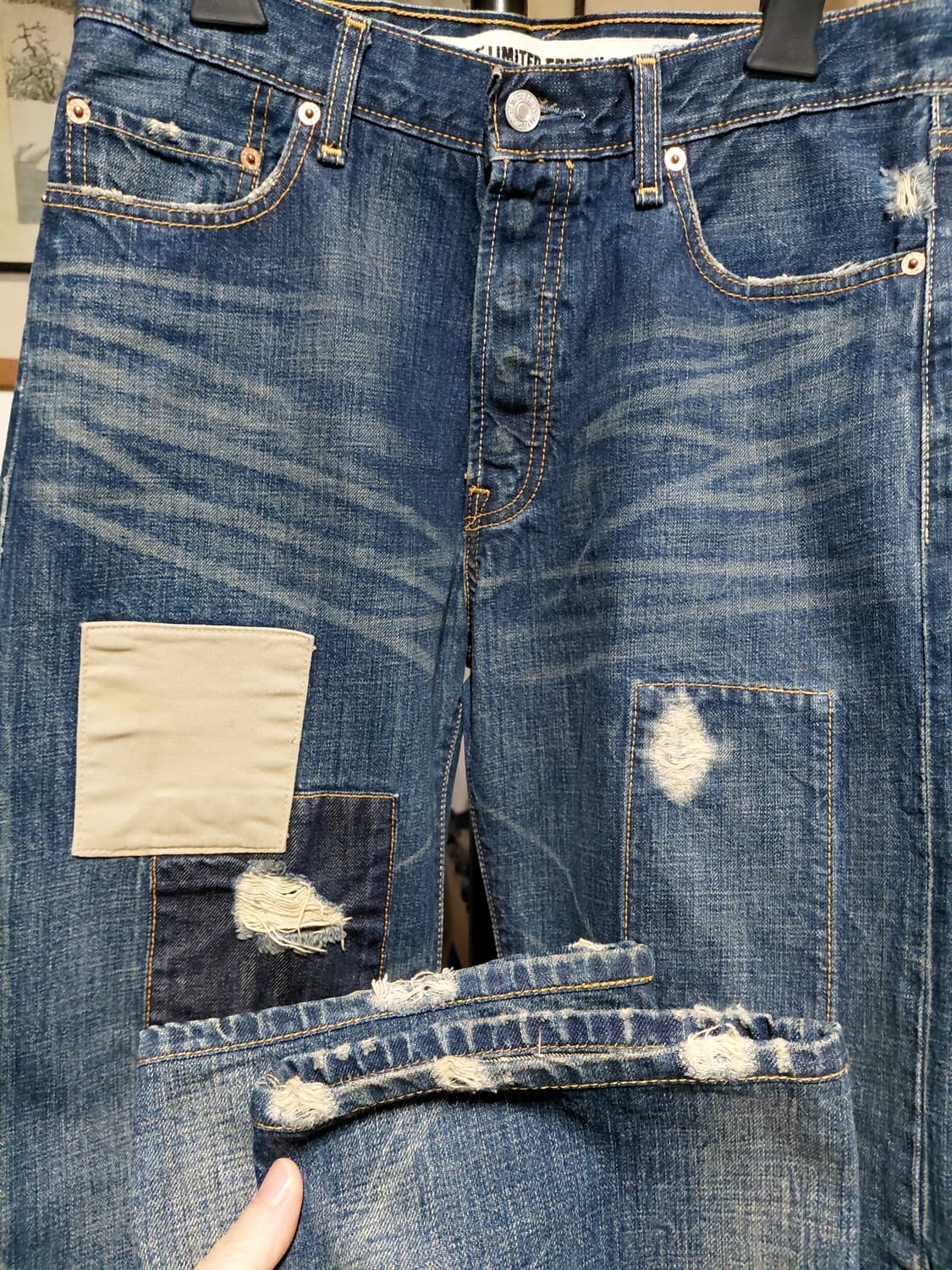 [리바이스501XX]2005년 한정판 스트레이트핏 데님 청바지 30사이즈 상품이미지9