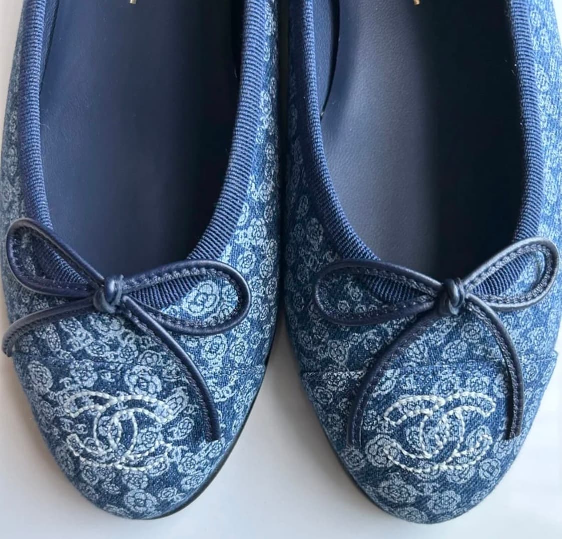 샤넬 플랫슈즈 데님 35 상품이미지1