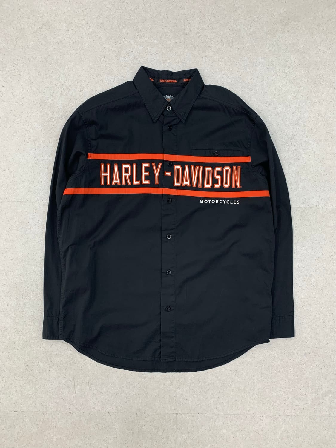 Harley Davidson 할리데이비슨 빅로고 워크셔츠 상품이미지1
