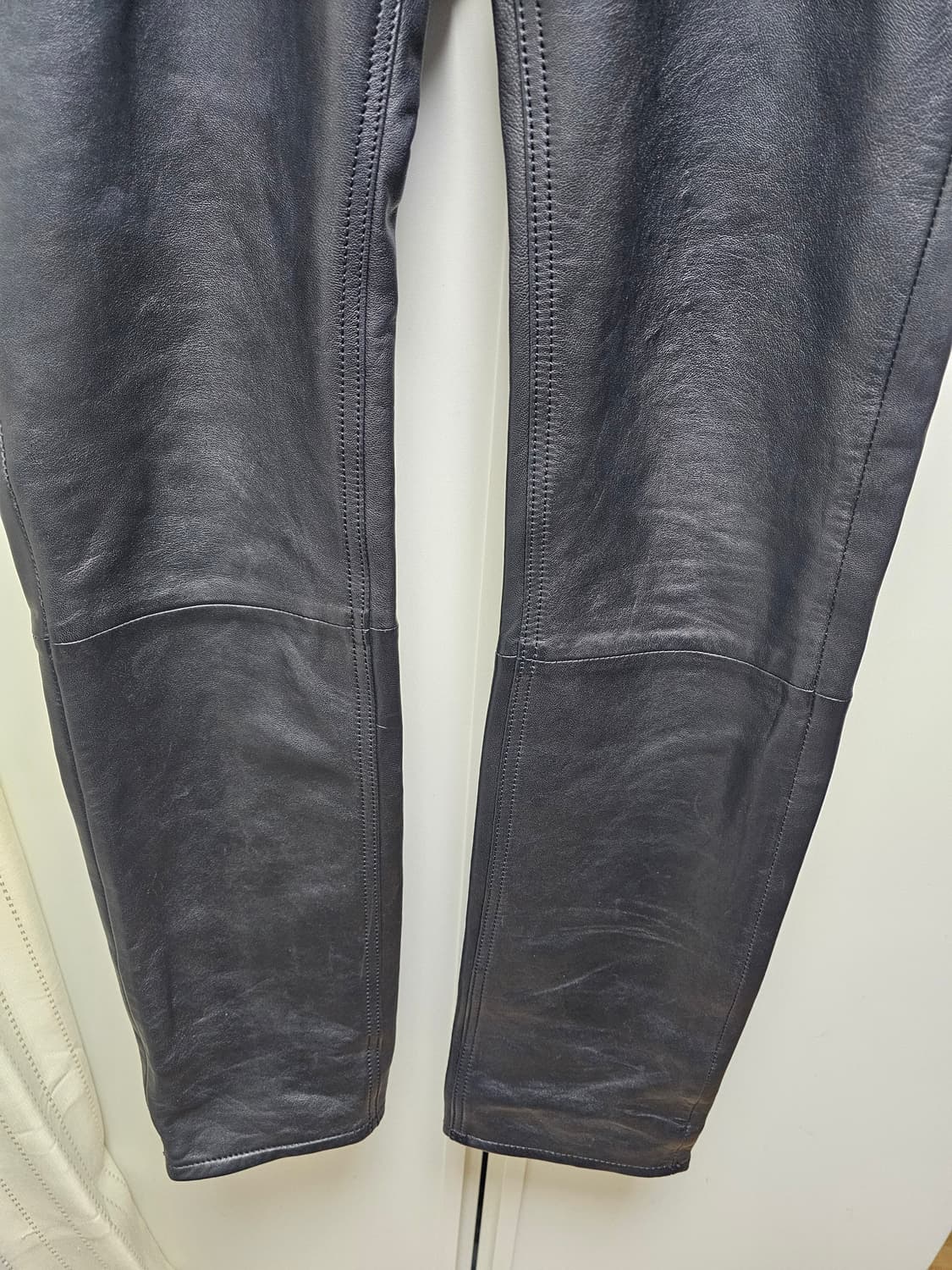 새상품 자라 남성 양가죽 블랙 바지(30사이즈) 상품이미지8