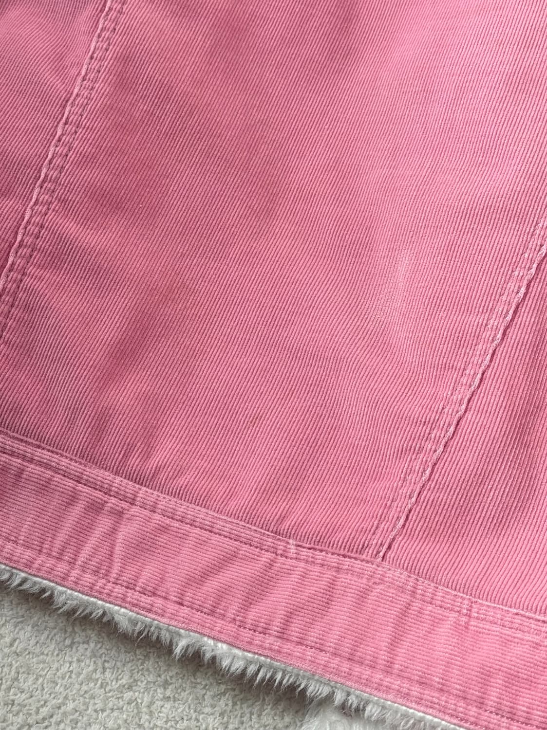 아베크롬비 딸기우유 코듀로이 무스탕 퍼 자켓 상품이미지8